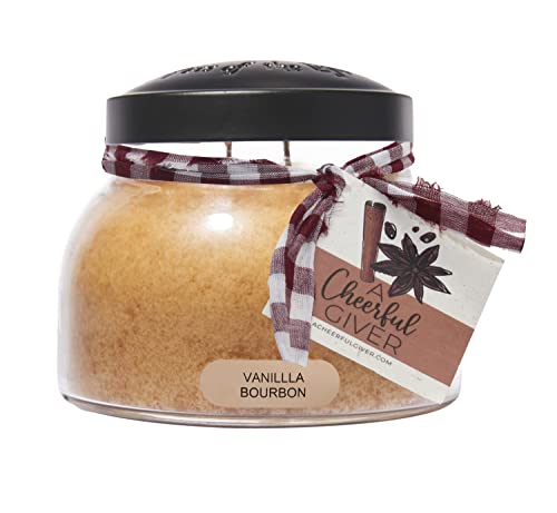 A Cheerful Giver Vanilla Bourbon 22 oz Mama Jar Candle