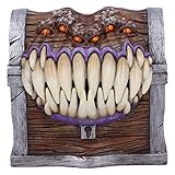 Nemesis Now Dungeons & Dragons Mimic Dice Storage Box, 11.3cm, Resin, Brown, Officially Licensed D&D Merchandise, Mimic Character Dice Box, Cast in The Finest Resin, Expertly Hand-Painted