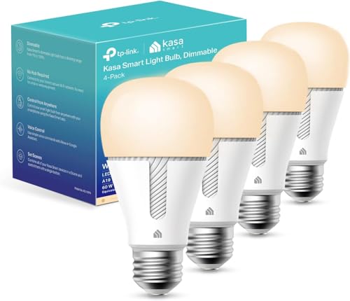 Kasa Smart Light Bulb KL110 4-pack dimmable A19 LED