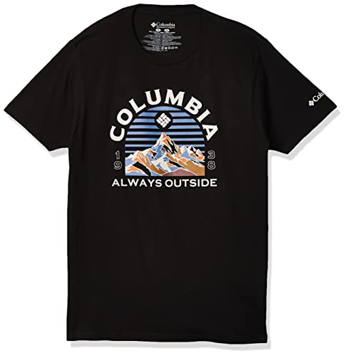 Columbia Graphic T-Shirt, Noir/Bucks, XXL Homme