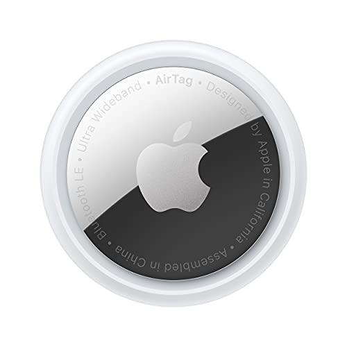 Apple AirTag (1. Generation) 4er Pack - Finde und behalte Deine Sachen im Blick: Schlüssel, Geldbörsen, Gepäck, Rucksäcke und mehr. Einfaches Einrichten mit iPhone oder iPad. Austauschbare Batterie