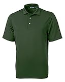 Cutter & Buck Men's Big & Tall Short Sleeve Virtue Eco Pique Recycled Polo Shirt, Hunter, 3XL Tall