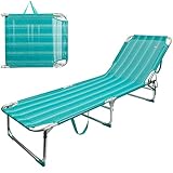 AKTIVE 62647 tumbona plegable de playa y jardín mejores tumbonas calidad precio