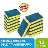 Scotch-Brite estropajo no raya para limpiar aluminio manchado de pintura