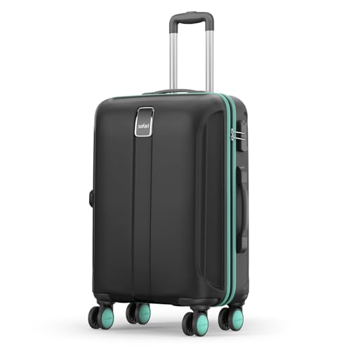 Safari Medium Thorium Neo 8 Wheels 66 Cm Check-in Trolley Bag Hard Case Polycarbonate 360 Degree Wheeling System Luggage...