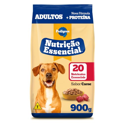 [REC/ + POR - R$8,29] Ração Pedigree Nutrição Essencial Carne Cães 900g