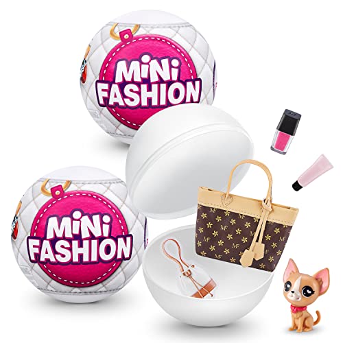 5 SURPRISE Mini Fashion Amazon Exclusive Mystery Brand Collectibles by ZURU (Paquete de 2), Multicolor (77246)