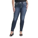 Silver Jeans Co Plus Size Suki Mid Rise Curvy Fit Straight L