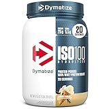 Dymatize Iso100 Whey Protein Powder Isolate Gourmet Vanilla