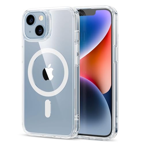 ESR Coque Magnétique pour iPhone 14/iPhone 13, Compatible avec MagSafe, Hybrid C