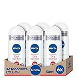 NIVEA Dry Comfort Roll-On tipos de desodorantes para mujer