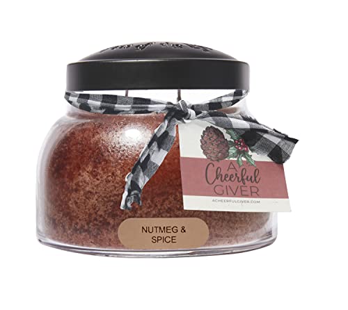 A Cheerful Giver Nutmeg & Spice 22 oz Mama Jar Candle