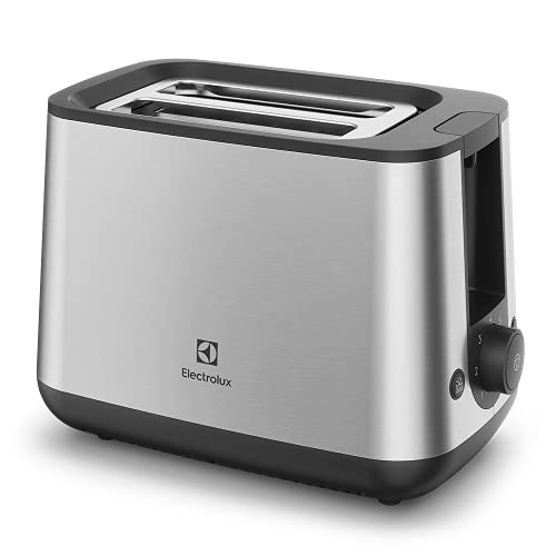 Torradeira tostador Electrolux 7 niveis de tostagem função descongelar reaquecer cancelar bandeja coletora migalhas botões luminosos ETS25 inox 127v