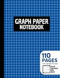 Graph Paper Notebook 4 Squares Per Inch 4X4 Graphing Grid Pa