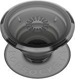 PopSockets Adhesive Phone Grip, Holder, Phone Stand, Black - Translucent Black Smoke