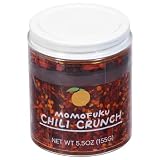 Momofuku Chili Crunch by David Chang, (5.5 Ounces), Chili Oil with Crunchy Garlic and Shallots, Spicy Chili Crisp