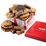 David’s Cookies Gourmet Assorted Cookies and Brownies Gift Basket - 12 x 1.5oz fresh baked cookies and 10 x 2oz individually wrapped brownies - Great for Sharing, Ideal Gift for All Special Occasions