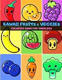 Kawaii Fruits Veggies Coloring Book For Toddlers Easy Colori