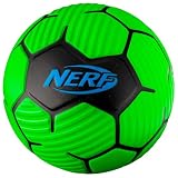Nerf Kids Foam Mini Soccer Ball - Proshot Youth Soccer Ball - 7" Indoor + Outdoor Toy for Kids + Toddlers - Green/Blue