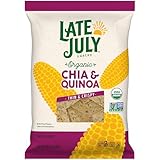 Late July Chia & Quinoa Organic Tortilla Chips, 10.1 Oz Bag