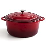 Bidasoa Fierro Cocotte Hierro Fundido Esmaltado 28 cm Ingredientes de la Fabada Asturiana