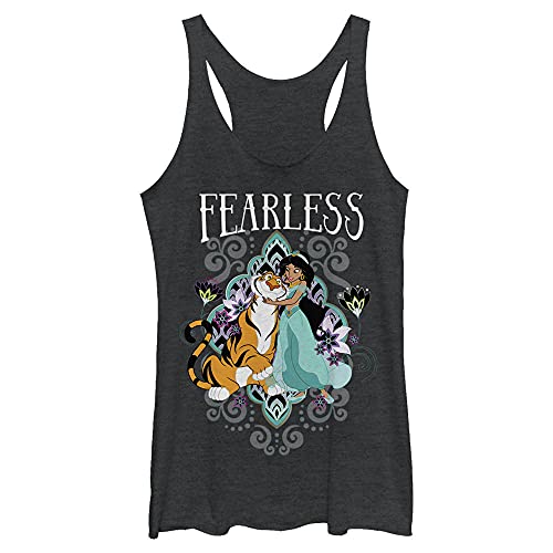 Disney Princess Courageous Jasmine Tri-Blend Racerback Layering Tank T-Shirt, No
