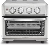 Cuisinart Air Fryer Toaster Oven, 1800W, 8-in-1 with Air Fry, Convection, Broil & Warm, 0.6 Cubic Feet, 60-Minute Timer, TOA-70NAS, Stainless Steel