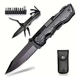 Gift for Dad, Multitool Knife BEST DAD EVER for Camping, Fathers Day Christmas Unique Dad Gifts, Dads Birthday Gift from Daughter Son, Christmas Ideal Presents for Dads, Gadget Present for Father