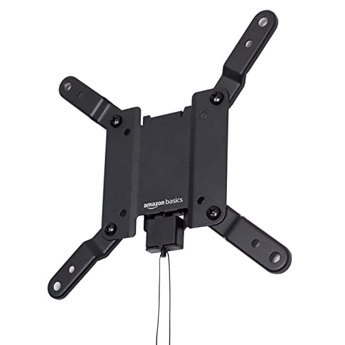 Amazon Basics Fixed Flat TV Wall Mount, Low Profile, for 12" to 40" TVs, VESA 20