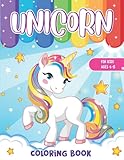 Unicorn Coloring Book for Kids Ages 4-8 Vol 1
