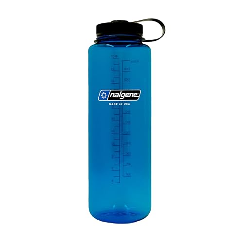 Nalgene 48 oz Wide Mouth Silo Tritan Water Bottle, Blue