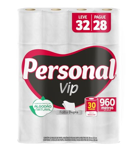 [3unid | REC | +POR- | R$ 26,46/cada] [regional] Papel Higiênico VIP Folha Dupla 32 Rolos ► R$ 0,82/rolo