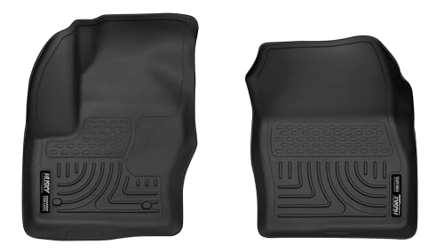 Husky Liners X-act Contour Floor Mats, 2013-2019 Ford Escape & 2013-2018 C-Max, Front Row, 2-pc Black (55731)