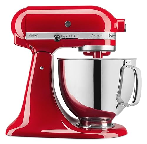 KitchenAid KSM150PSPA Artisan 5-Quart Tilt-Head Stand Mixer, Cherry Tomato