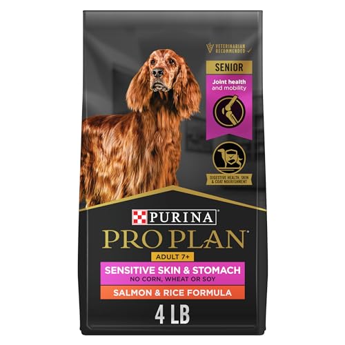 Purina Pro Plan Sensitive Skin and Sensitive Stomach Senior Dogs Adult 7 Plus Salmon…