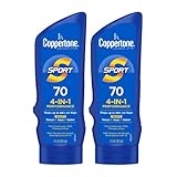 Coppertone Sport Sunscreen Lotion, Broad Spectrum SPF 70 Sunscreen Multi Pack, 7 Fl Oz, Pack of 2
