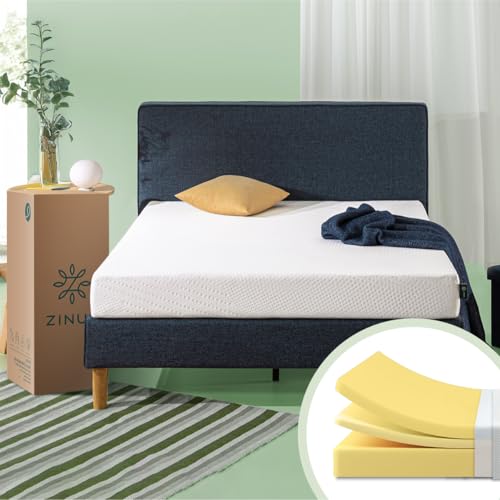 ZINUS Cooling Essential | Colchón King Firme de Memory Foam Que Brinda Frescura al Dormir | Enviado en Caja y con Garantía de 10 años