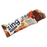 Zing Plant Based Protein Bar Dark Chocolate Peanut Butter Nu