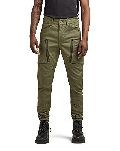 G-STAR Zip Pocket 3D Skinny Cargo Pants Hombre, Verde (Shadow Olive D21975-C105-