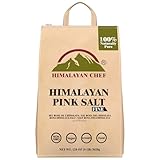 Himalayan Chef Pink Himalayan Salt Extra Fine Grain 8 Lbs Ba