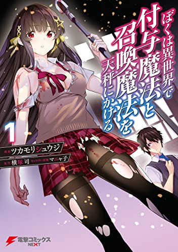 ぼくは異世界で付与魔法と召喚魔法を天秤にかける 表紙