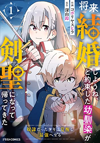 将来結婚しようね、と約束した幼馴染が剣聖になって帰ってきた～奴隷だった少年は覚醒し最強へ至る～ 表紙