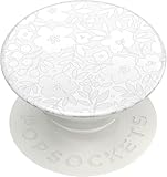 PopSockets Adhesive Phone Grip, Holder, Phone Stand, Flower - Blanc Fresh
