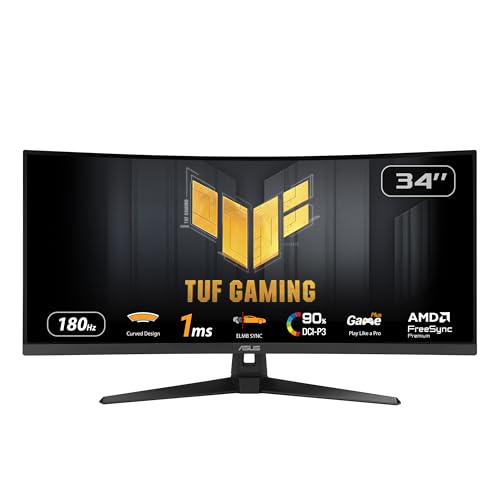 ASUS TUF Gaming VG34VQ3B · 34″ curved