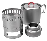 エバニュー Ti Mug pot 500 Stove set