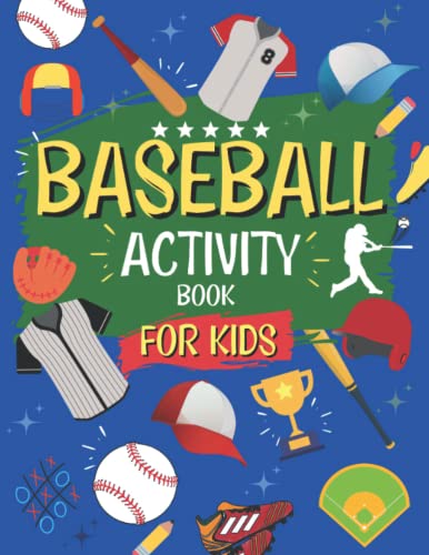 Baseball Activity Book For Kids cover