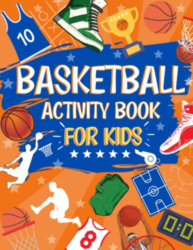Basketball Activity Book For Kids cover