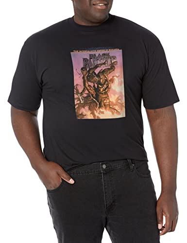 Marvel Big & Tall Classic Black Panther Nov18 - Camiseta de manga corta para hom