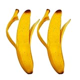 funnysquee 2 Pack Banana Squishies Stress Relief Soft Scented Simulation Bananas Fruit Toys Cute Birthday Gift Novelty Toy for Kids (2 Pack Yellow Bananas)