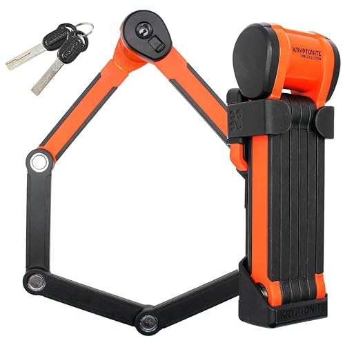 Kryptonite Evolution 790 Faltschloss, faltbares Fahrradschloss inkl. Halterung, 6 Streben aus 5,4 mm dickem, gehärteten Stahl, Sicherheitslevel 7/10, für Fahrräder und E-Bikes, 1,5 kg, 90 cm